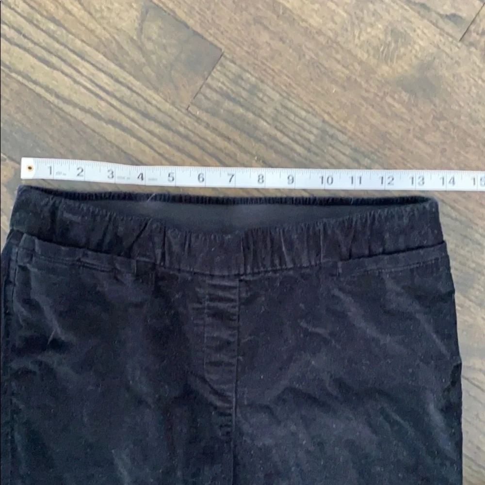 J. Jill Black Stretchy Pull On Corduroy Pants 4